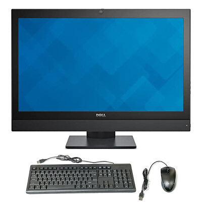 #ad Dell Desktop Computer i5 All In One 8GB RAM 500GB HDD Windows 10 Pro Wi Fi $249.98