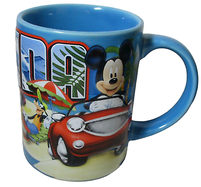 #ad Set of Disney Large 16 amp; 14 oz. Coffee Mugs Mickey Minnie Daffy Evil Queen $15.00