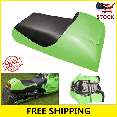 #ad Seat Cover SS for Arctic Cat Z370 Z440 Z570 ZL550 ZL600 800 01 07 Black Green $27.99