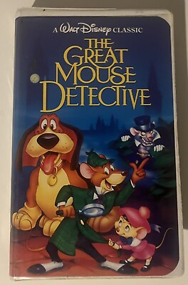 #ad The Adventures of the Great Mouse Detective VHS 1992 $5.00