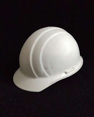 #ad ERB AMERICANA Safety Helmet White Hard Hat Construction Protection Adjustable $9.99