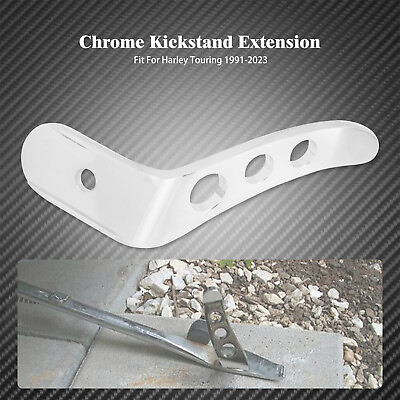 #ad Chrome Kickstand Extension Fit For Touring Road Glide Electra Glide Road King $11.39
