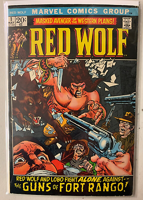 #ad Red Wolf #1 Marvel 6.0 FN 1972 $15.00