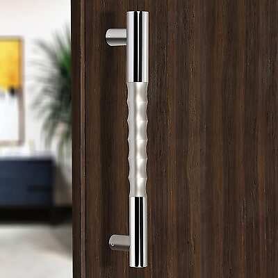 #ad Set of 2 Stainless Steel and Aluminum Door Push Pull Handle for Main Door $208.33