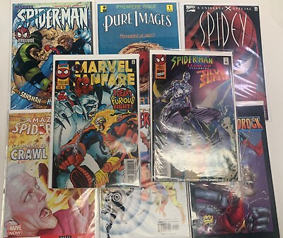 #ad Spider Man mixed lot comics $44.99