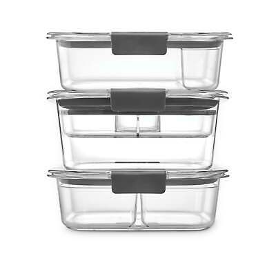 #ad 12Pc Food Storage Containers Sandwich amp; Salad Lunch Kit Leak Proof Plastic Clear $66.21