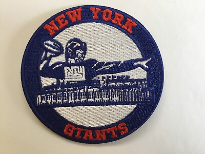 New York Giants Vintage Iron On Embroidered Patch 3quot;x3quot; A1 $6.99