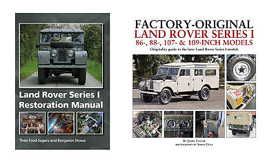 #ad Land Rover Series 1 Restoration Manual amp; Factory Original Book Set $98.00