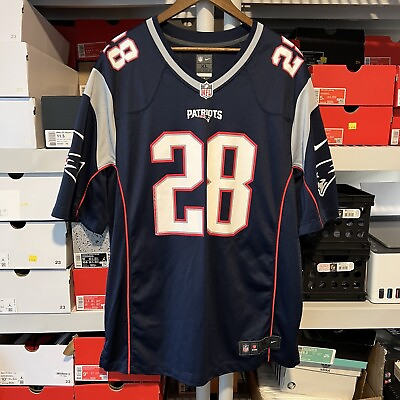#ad Nike New England Patriots James White #28 Navy Blue Game Jersey Men’s Size XL $40.00