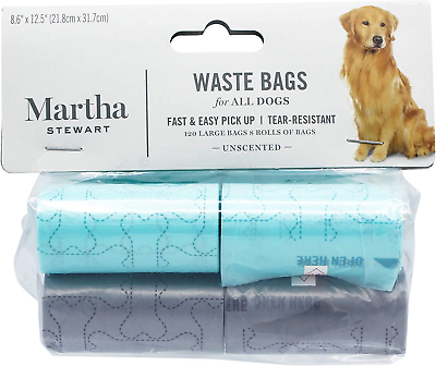 #ad for Pets Poop Waste Bags 120 Large Unscented Doggie Bags for a Quick Cleanup $5.73