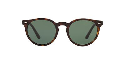 #ad #ad Polo Ralph Lauren PH4151 Round Sunglasses Shiny Dark Havana Green 50 mm $87.09