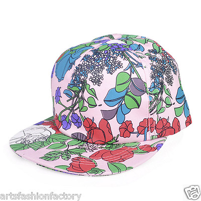 #ad Kawaii Vine Print Adjustable Snapback Cap for Men Kids Girl Baseball Cap Hat $12.00