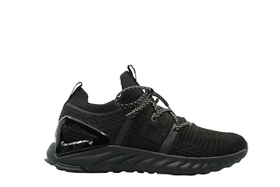 #ad E92577 Mens Peak Taichi 1.0 Plus Triple Black Flyknit Gym Running Sneakers $37.47