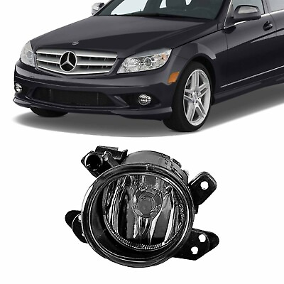 #ad For 2008 2014 Mercedes Benz C Class Fog Light Lamp Replacement With Bulb Driver $35.50