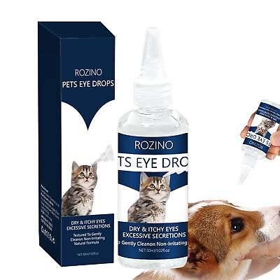 #ad EYE DROPS FOR DOGS Dog Eye Infection Treatment Eye Wash For Dog Pet Supplies $8.79