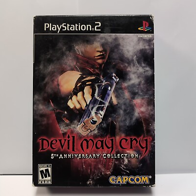 #ad Devil May Cry: 5th Anniversary Collection Sony PlayStation 2 2006 *Complete* $62.40