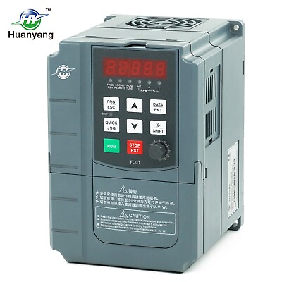 #ad Huanyang VFDSingle to 3 PhaseVariable Frequency Drive0.7KW 1HP 220V Inverter $80.99