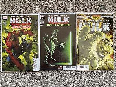 #ad IMMORTAL HULK LOT BEST DEFENSE GREAT POWER TIME OF MONSTERS NM MARVEL COMICS $14.19