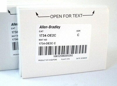#ad Allen Bradley 1734 OE2C POINT I O 2 Point Analog Output Module 1734OE2C Sealed $355.00