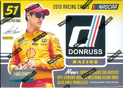 #ad 2019 Panini Donruss NASCAR Racing Factory Sealed Blaster Box $22.95