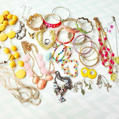 #ad Summer Time Spring Easter Butterfly Insect Pastel Colorful Jewelry Lot $30.00