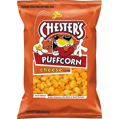 #ad Chester#x27;s Puffcorn Snacks Cheese 4.25 Ounce Pack of 4 Expires 06 18 2024 $26.99