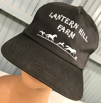 #ad VTG Lantern Hill Farm Kentucky Racehorse Snapback Baseball Cap Hat $37.57