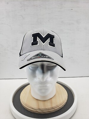 #ad TOP OF THE WORLD MENS FITTED HAT One Fit Regular Ole Miss Black Gray Size 7 1 8 $12.00