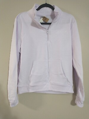 #ad Pink pullover sweater Sz Large light purple $35.00