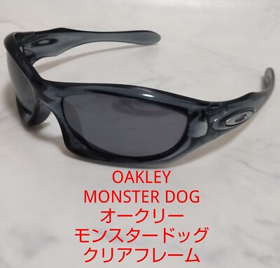 #ad OAKLEY MONSTER DOG Clear Frame Made in USA from JAPAN $217.60