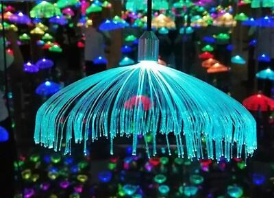 #ad 10Pcs Colorful LED Jellyfish Chandeliers Outdoor Yard Waterproof Patio Decor $79.00