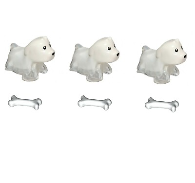 NEW LEGO 3 Dogs Ghost Dog lot Animals Halloween $11.95