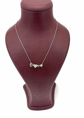 #ad 925 sterling silver necklace with pendant $29.99