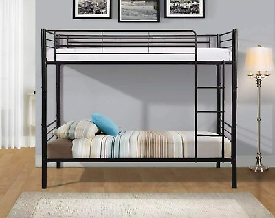 #ad Black Strong Metal Bed Frame with Headboard $535.19