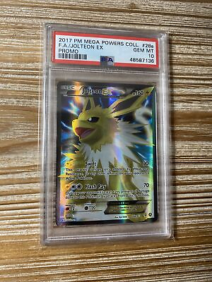 #ad Gem Mint PSA 10 Jolteon EX 28a 83 Pokémon 2017 Mega Powers Collection Promo $149.99