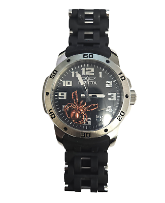#ad Invicta 80031 Sea Spider Black Polyurethane Bracelet Mens Watch $119.99