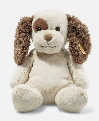 Steiff Peppi Dog Medium Cuddly Soft Plush Stuffed Animal classic collectable $29.99