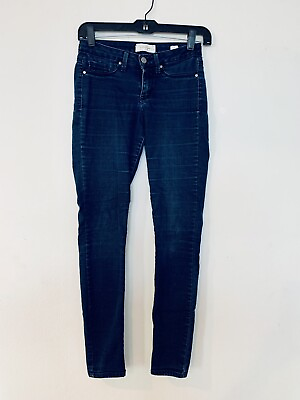 #ad Jessica Simpson Jeans Size 26 Waist Equal To Size 2 Dark Blue Slim Skinny $11.50