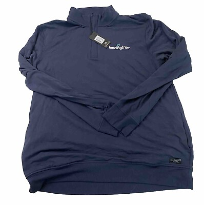 #ad NEW Travis Mathew Newport 1 4 Zip Fleece Mens Large Pullover Golf Logo $29.99