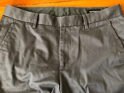 #ad Bonobos Athletic Friday Stretch Casual Golf Mens Dark Gray Chino Pants 32x30 $20.99