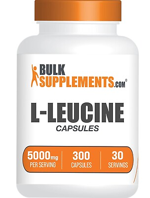 #ad BulkSupplements L Leucine 300 Capsules 5000 mg Per Serving $19.96