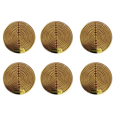 #ad 6Pcs Round Anti Protection Mobile Phone 5G Wi Fi EMF Sticker for Cellphone LapG5 $9.71