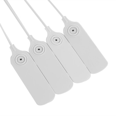 #ad White 100Pcs 30cm Plastic Disposable Zip Ties Self Locking Tie Suitcase Shoe HOT $17.30