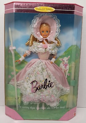 #ad Vintage 1995 BARBIE as Little Bo Peep Collector Edition NRFB Green Eyes $27.95