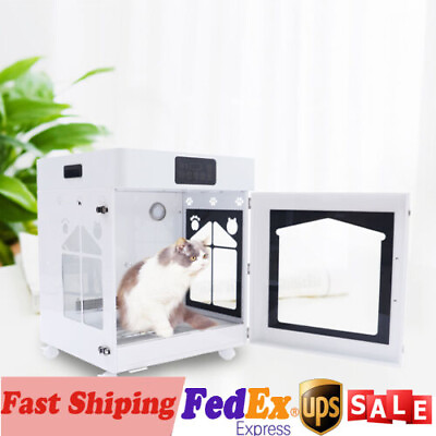 #ad 1500W Pet Drying Box Cat Dog Hair Dryer Silent Water Blower Drying Pet Supplies $222.30