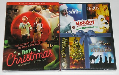 #ad Holiday DVD Lot Tiny Christmas New Holiday 5 Film Set Dear Santa New $13.99