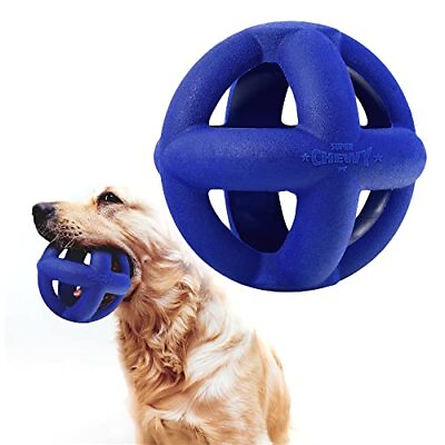 #ad SuperChewy Tough Dog Cage Ball Toy Lifetime Replacement Guarantee Strong Nat $28.72