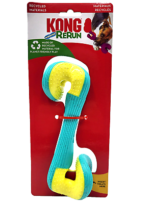 #ad KONG Rerun Whoosh Fetch Bone Md Lg Treat Stuffable Teeth Cleaning Dog Toy 8x3quot; $17.89