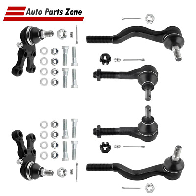 #ad 6x Front Lower Ball Joint Tie Rod Ends Fits Mitsubishi Montero 92 00 Sport 97 04 $58.36