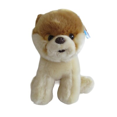 #ad Gund Boo The Worlds Cutest Dog Plush Stuffed Animal Cream Brown Soft Toy Classic $14.34